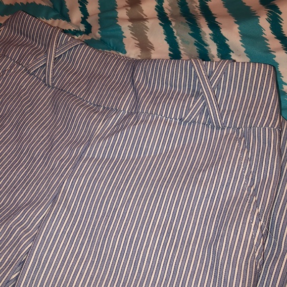 Baby Blue striped dress pants - Picture 1 of 1